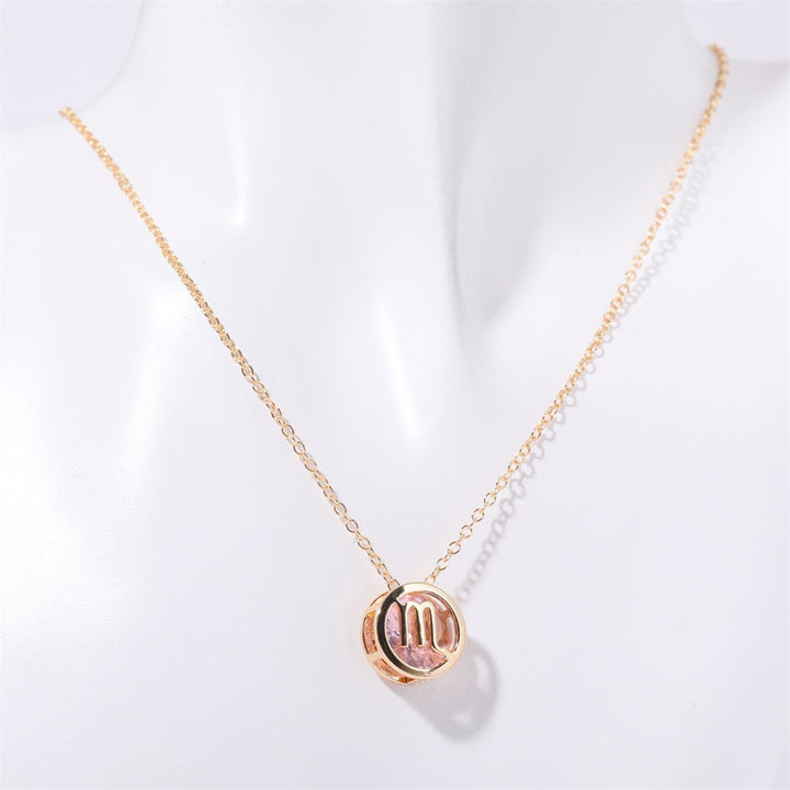 Colier Zodiacal Dublă Față