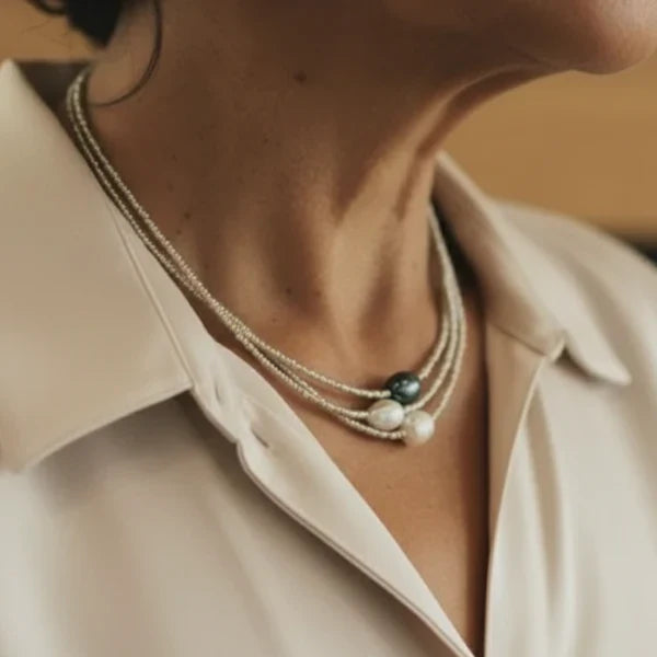 Colier din Perle Naturale