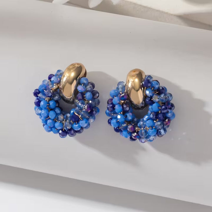 Cercei Artizanali Boeme cu Mărgele