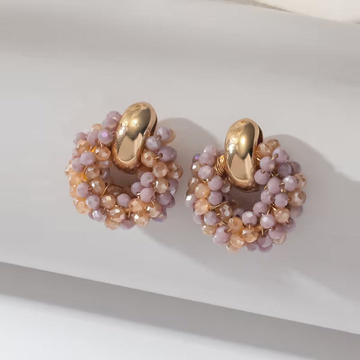 Cercei Artizanali Boeme cu Mărgele