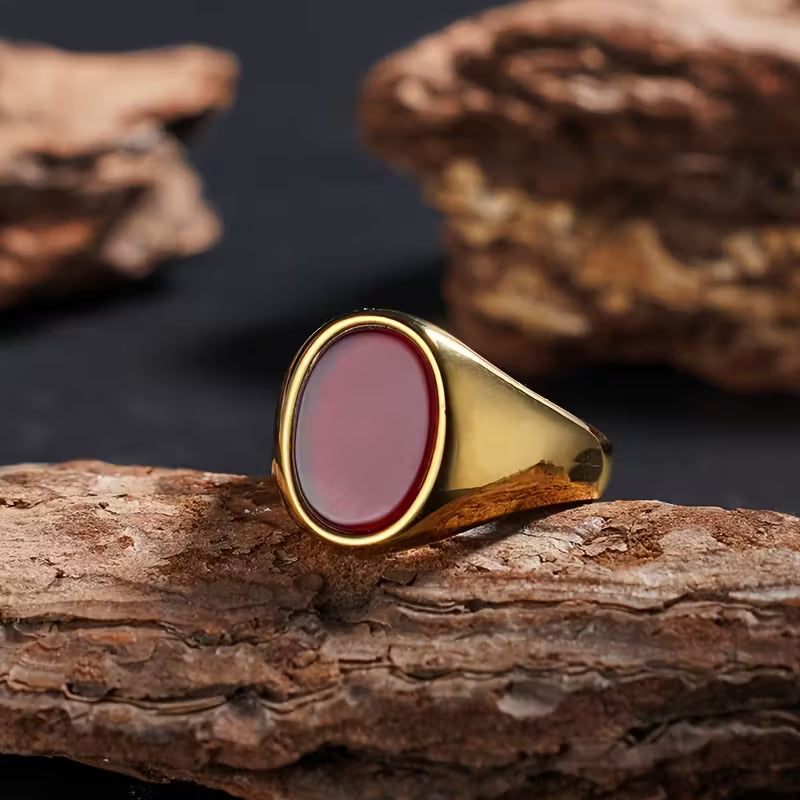 Inel cu Pietre Naturale de Ochii de Tigru