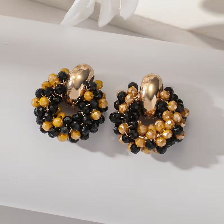 Cercei Artizanali Boeme cu Mărgele