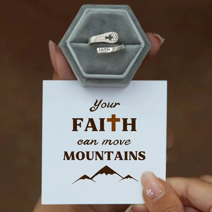 Inel de Argint cu Cruce și Zircon