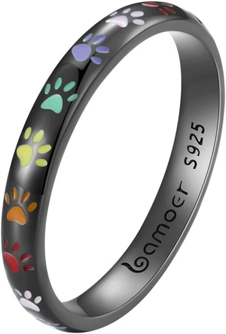 Inel din Argint cu Design de Pata