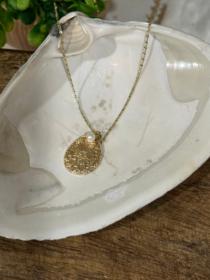 Colier Marina cu Perle în Formă de Lacrimă