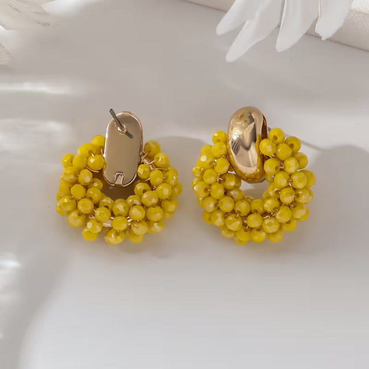 Cercei Artizanali Boeme cu Mărgele