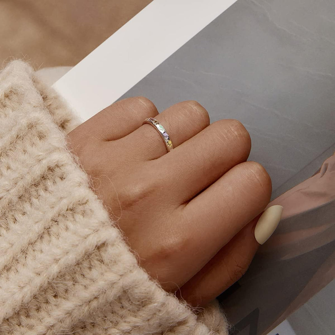 Inel din Argint cu Design de Pata