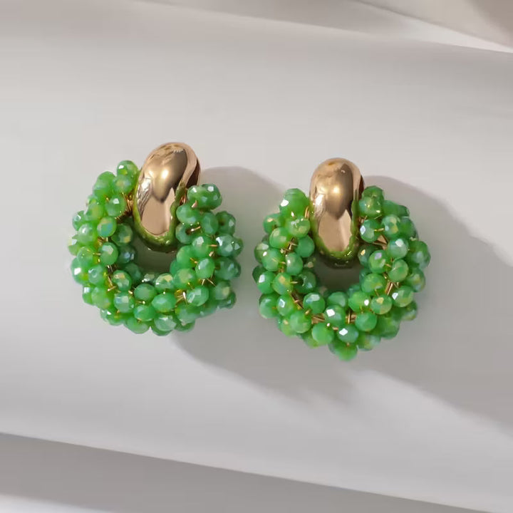 Cercei Artizanali Boeme cu Mărgele