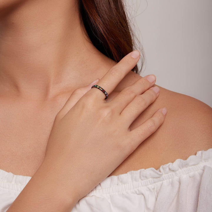 Inel din Argint cu Design de Pata