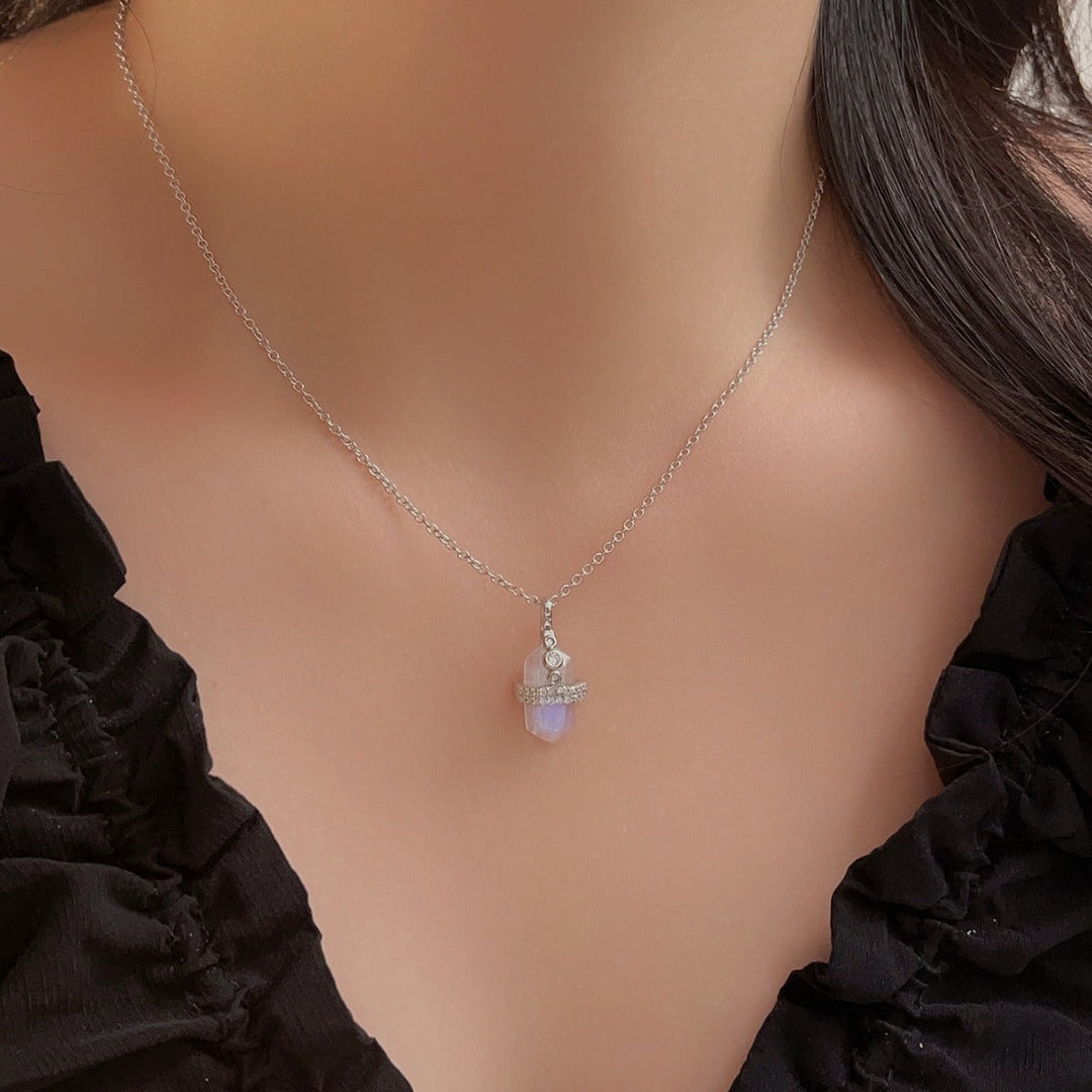 Colier Emma cu Piatră Lunară