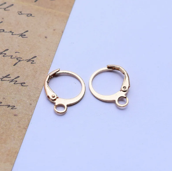 Cârlige pentru Cercei Placate cu Cupru