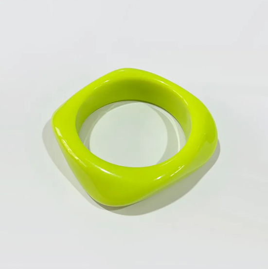 Brățară Pătrată Colorată din Acril